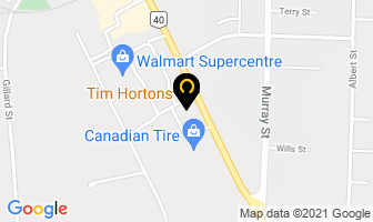 Tim Hortons in Chatham-Kent map