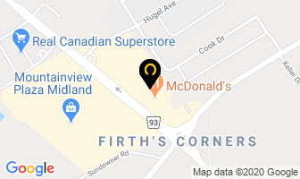 Tim Hortons in St. Catharines map