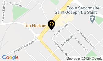 Tim Hortons in Saint-Hyacinthe map
