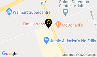 Tim Hortons in Napanee map
