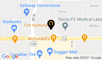 Tim Hortons in Camrose map