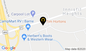 Tim Hortons in Sherbrooke map