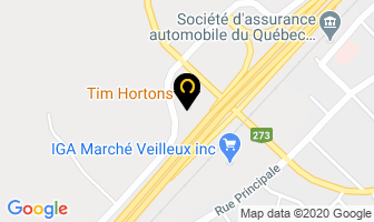 Tim Hortons in Saint-Apollinaire map