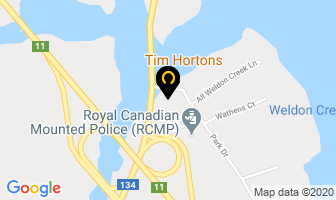 Tim Hortons in Richibucto map