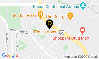 Tim Hortons in North York map