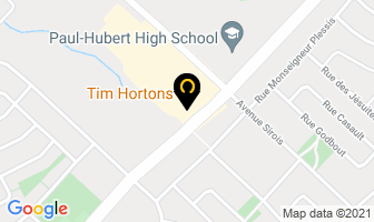 Tim Hortons in Rimouski map