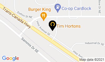 Tim Hortons in Redcliff map