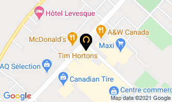 Tim Hortons in Rivière-du-Loup map