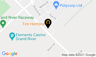 Tim Hortons in Elora map