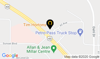 Tim Hortons in Kirkland map
