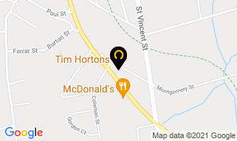 Tim Hortons in Sutton West map