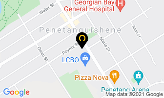 Tim Hortons in Penetanguishene map