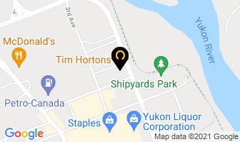 Tim Hortons in Whitehorse map
