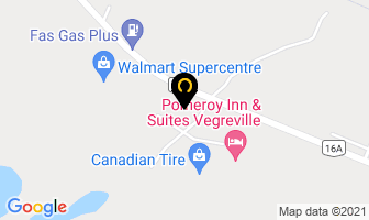 Tim Hortons in Vegreville map