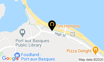 Tim Hortons in Channel-port Aux Basques map