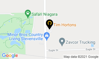 Tim Hortons in Mississauga map