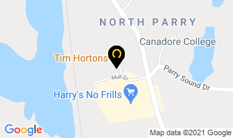 Tim Hortons in Parry Sound map