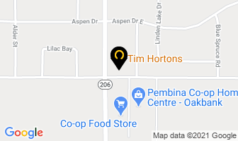 Tim Hortons in Oakbank map