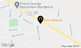 Tim Hortons in Lucan map