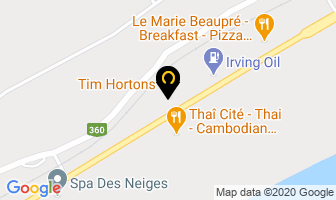 Tim Hortons in Sainte-anne-de-beaupré map