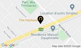Tim Hortons in Saint-basile-le-grand map