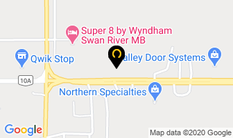 Timberland Inn in Swan River map