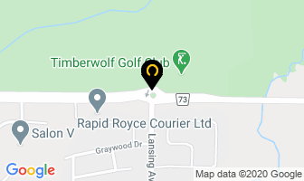 Timberwolf Golf Club in Sudbury map