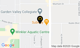 Timbilt Buildings in Winkler map