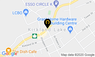 Timiskaming Hearing Clinic in Kirkland Lake map