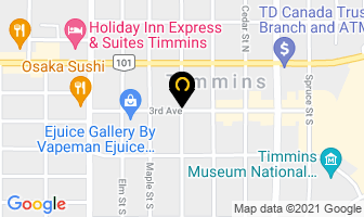 Timmins Appliance Service Ltd in Steinbach map