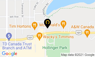 Timmins Auto Glass Inc in Steinbach map