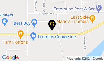 Timmins Auto Spa in Steinbach map
