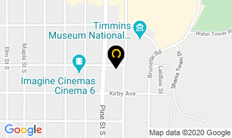 Timmins Gaming Centre in Steinbach map