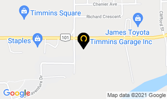 Timmins Garage Inc in Steinbach map
