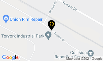 Timmy's Auto Service Storage in North York map