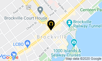 Tina's Golden Comb in Brockville map