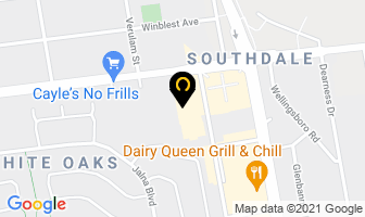 Tinas Nails And Spa in London map
