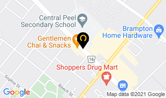 Tinnels West Indian Take-Out in Brampton map