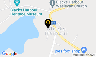 Tiny Tots Daycare in Blacks Harbour map