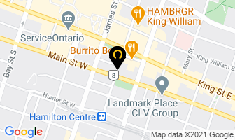 Tiqui-Shebib Donna Law in Hamilton map
