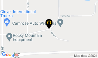 Tiras Dairies Inc in Camrose map
