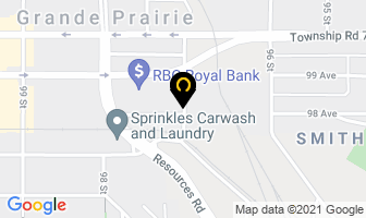 Tire Pro Inc in Grande Prairie map