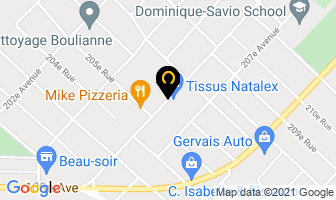 Tissus Natalex in Pembroke map