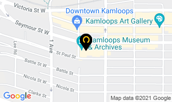 Titan Power Washing in Kamloops map