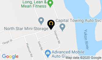 Titanium Storage in Whitehorse map