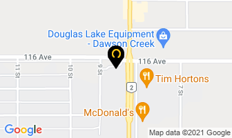 Tlc Car Wash in Dawson Creek map