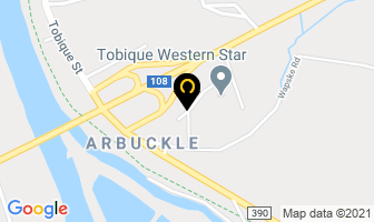 Tobique Western Star in Plaster Rock map