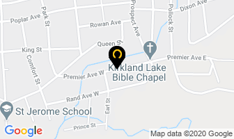 Tobler Developments Inc in Kirkland Lake map