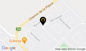 Toiture Les As Inc in Saint-Nicolas map