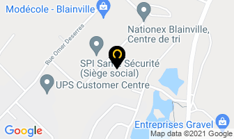 Toitures V Perreault in Blainville map